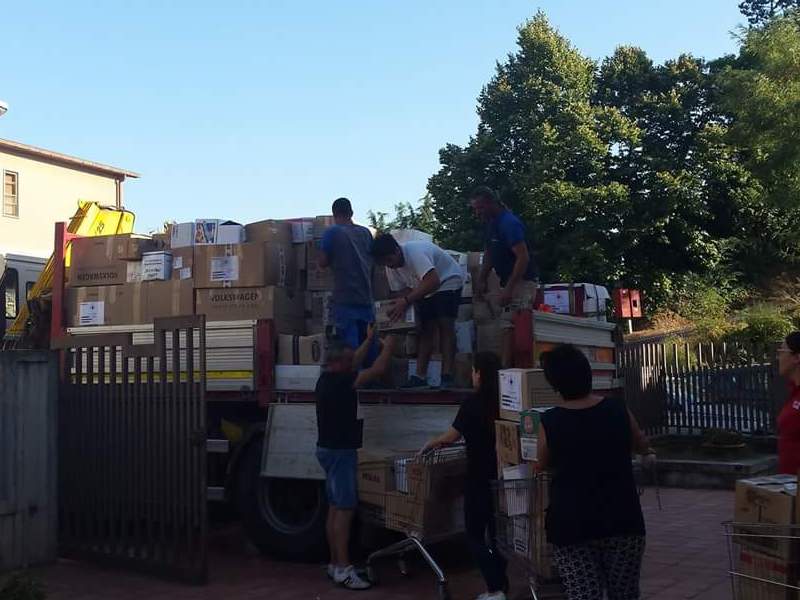 Anagni, terremoto: grande raccolta di beni per il centro Italia - Casilina News - Le notizie delle province di Roma e Frosinone