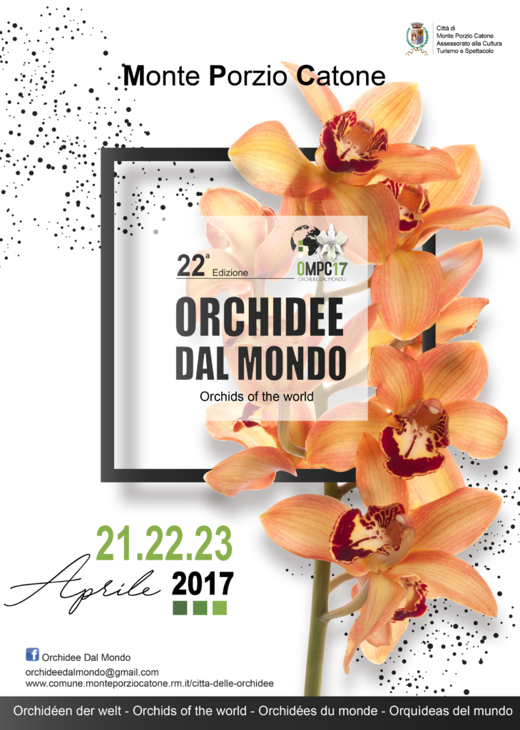 Monte Porzio Catone, Orchidee dal mondo 2017: dal 21 al 23 aprile