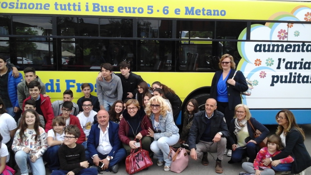 Frosinone, Ottaviani: parte la flotta dei nuovi autobus ecologici