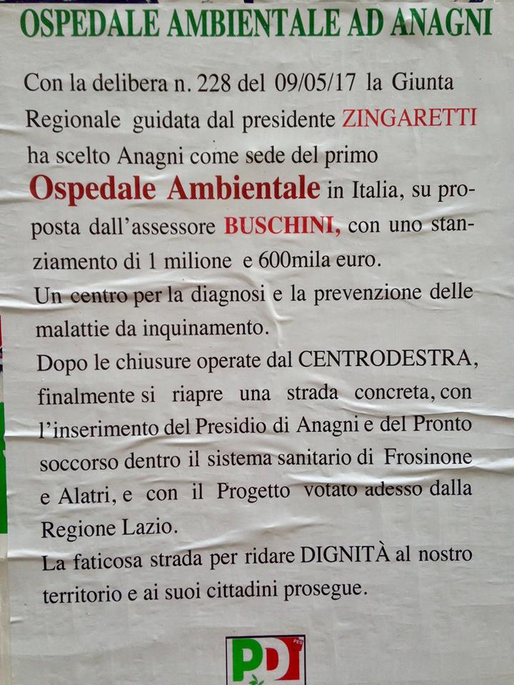 anagni meetup 5 stelle ospedale