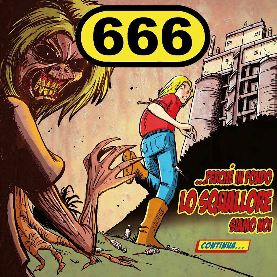 Il nuovo album dei 666 con copertina di Zerocalcare
