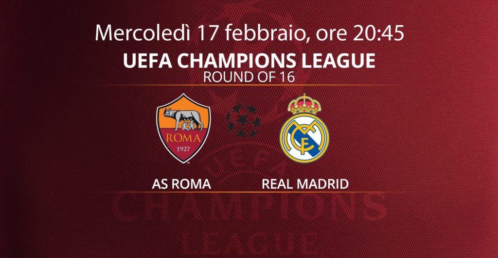 Roma Real Madrid di Champions League