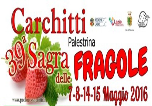 Sagra fragole Carchitti 2016