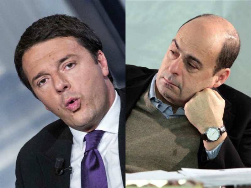 Frosinone Zingaretti Renzi