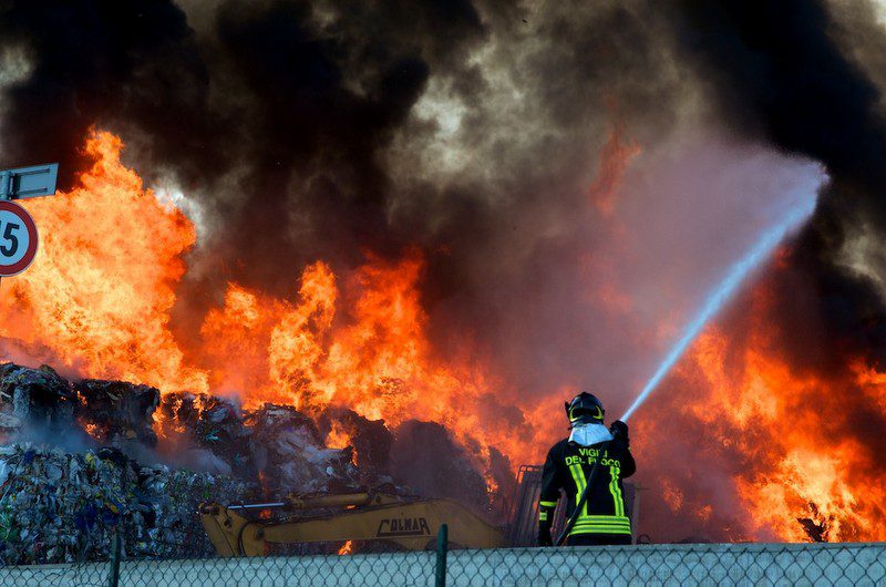 roma provincia controllo piromani