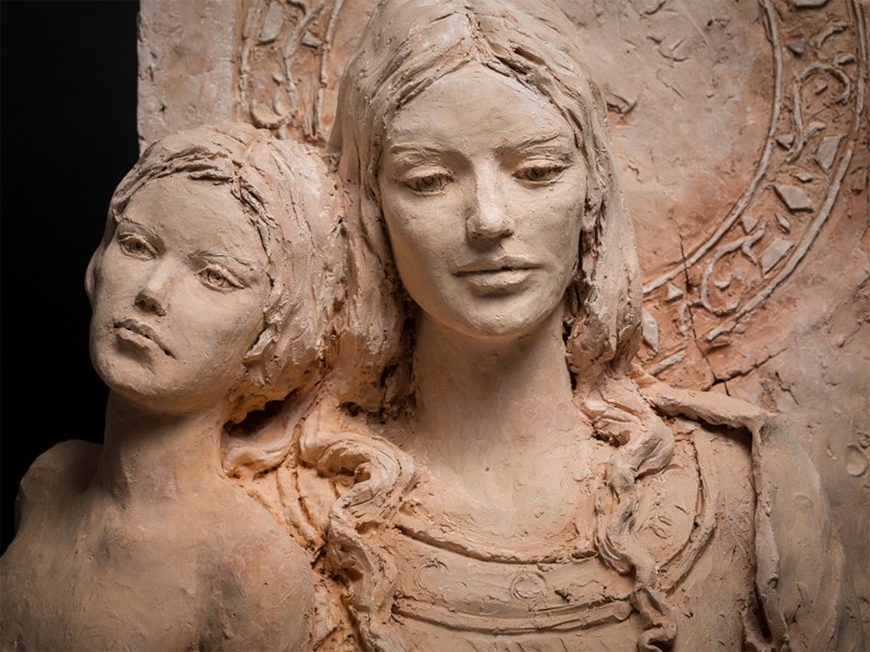 Carpineto, Madonna della Misericordia: la statua per Papa Francesco realizzata dall'artista Alessandro Cacciotti (FOTO)