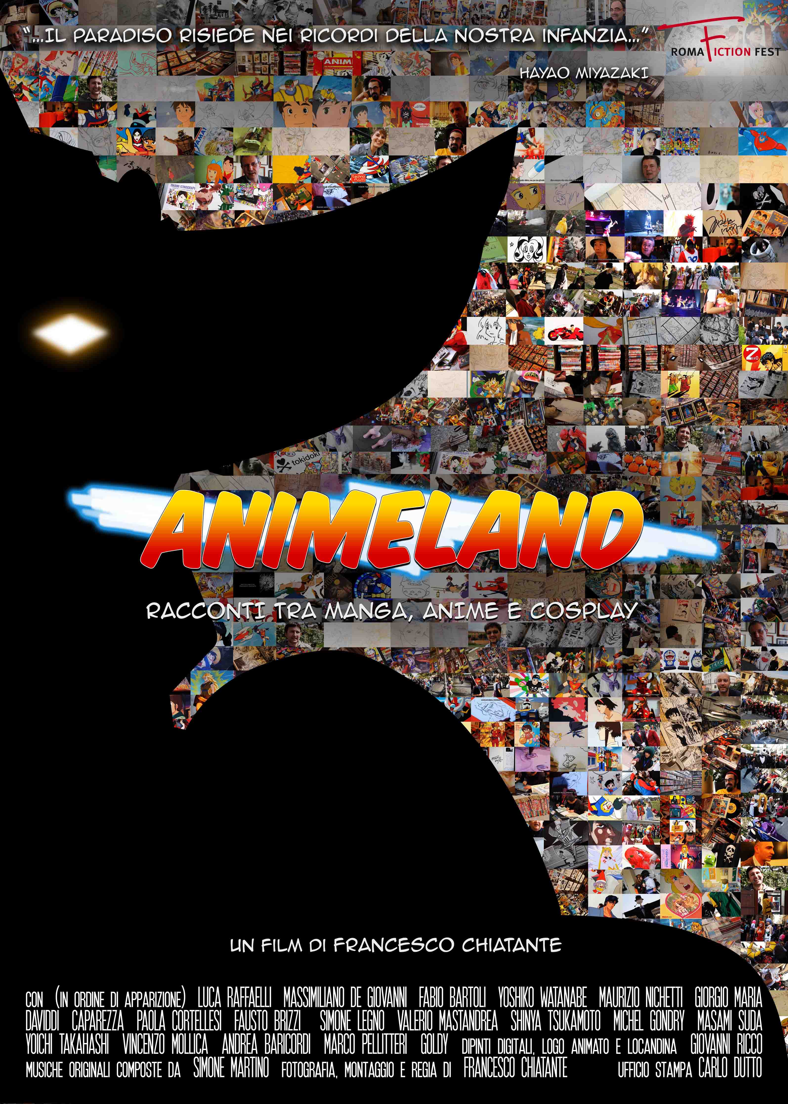 Roma, Isola del Cinema, 12 agosto - proiezione del doc 'Animeland - Racconti tra manga, anime e cosplay' di Francesco Chiatante