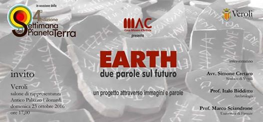 “Pianeta Terra, due parole sul futuro” il nuovo progetto di Pietro Spagnoli e Ornella Ricca