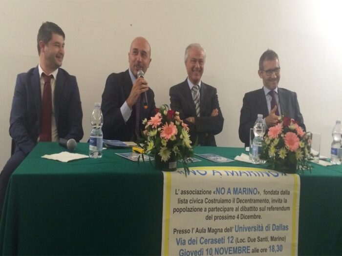 Marino, Votare no, perché? Il resoconto dell'incontro sul referendum costituzionale