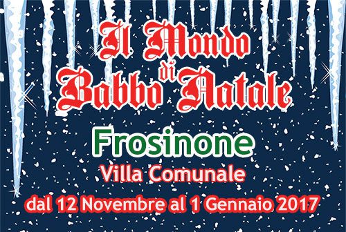 frosinone il mondo di babbo natale