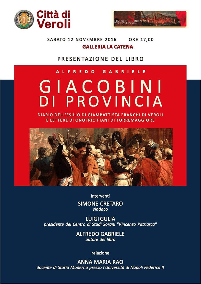 Veroli: sabato 12 novembre la presentazione del nuovo libro di Alfredo Gabriele