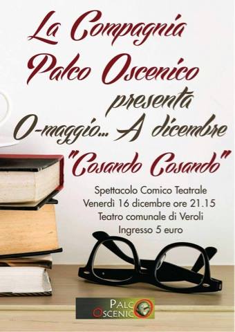 Veroli, il 16 dicembre un grande appuntamento fuori rassegna al teatro comunale