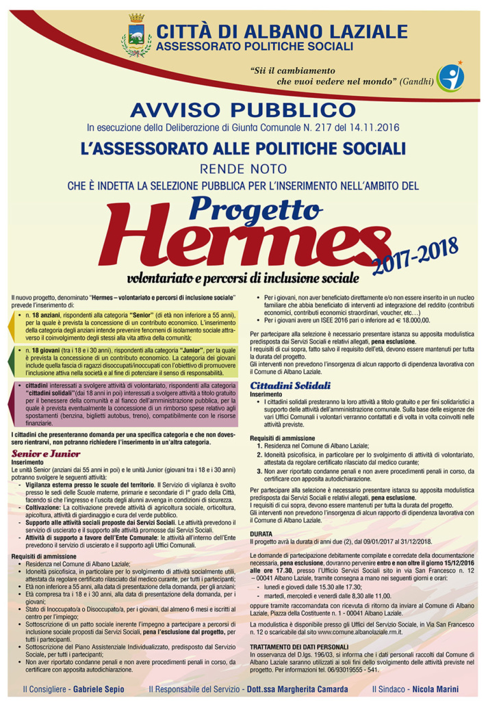 Progetto Hermes - Serv. Soc. 2016_Layout 1