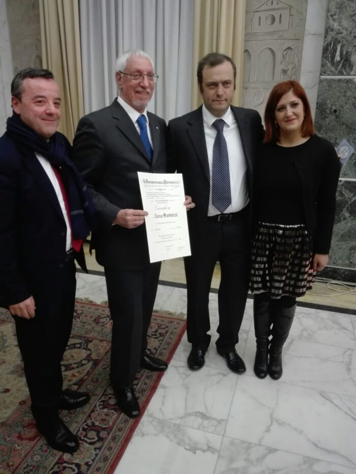 Nomina di Cavaliere della Repubblica per il sorano Saviozzi: le congratulazioni del Sindaco De Donatis