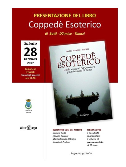 Frascati, presentazione del libro "Coppedè esoterico" il 28 gennaio