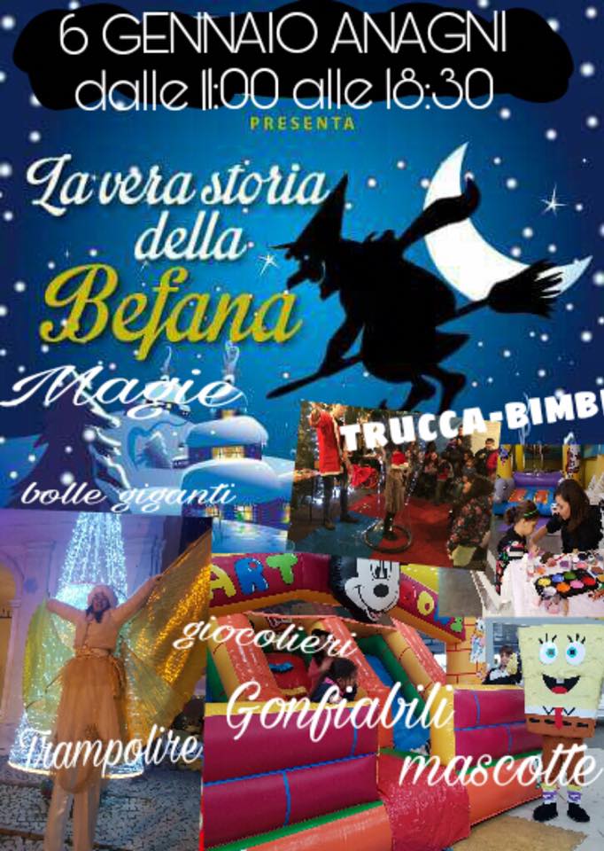 Anagni, Befana 2017: il programma dell'evento