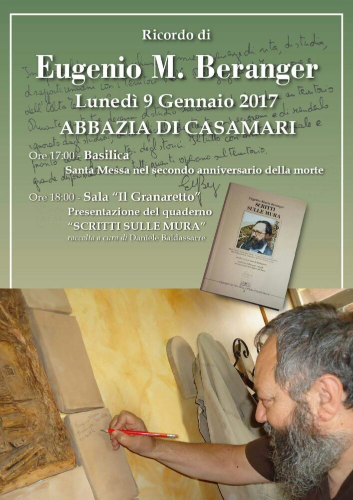 Veroli, il 9 gennaio 2017 il ricordo di Eugenio Maria Beranger