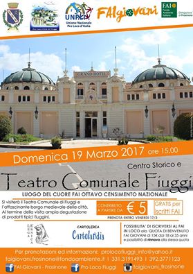 Centro storico e Teatro Comunale di Fiuggi, il 19 marzo la visita guidata