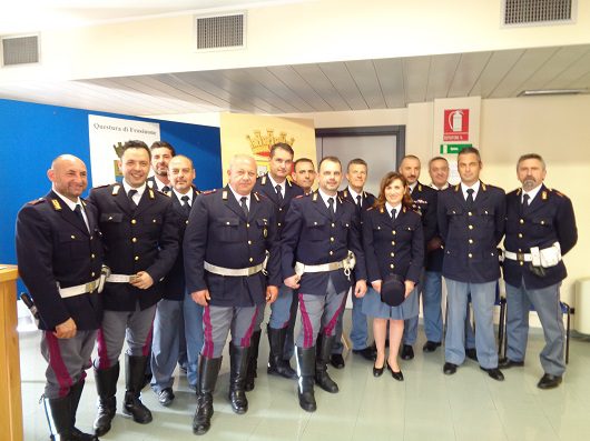 frosinone medaglie croci polizia