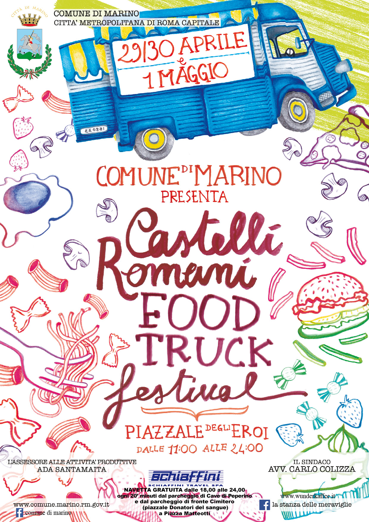 Castelli Romani food truck festival al via a Marino