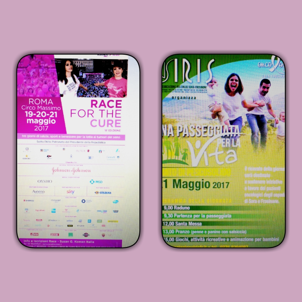 Race for the Cure: l’asse Roma - Pescosolido (Fr) insieme per la lotta contro i tumori