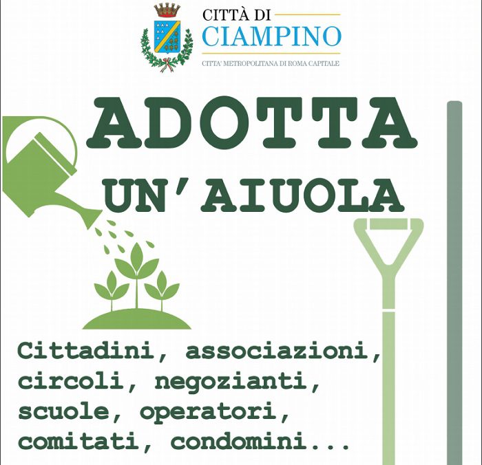 ciampino adotta un'aiuola
