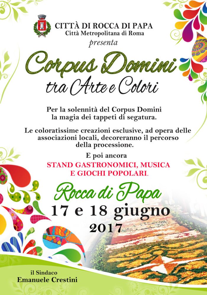 rocca di papa corpus domini
