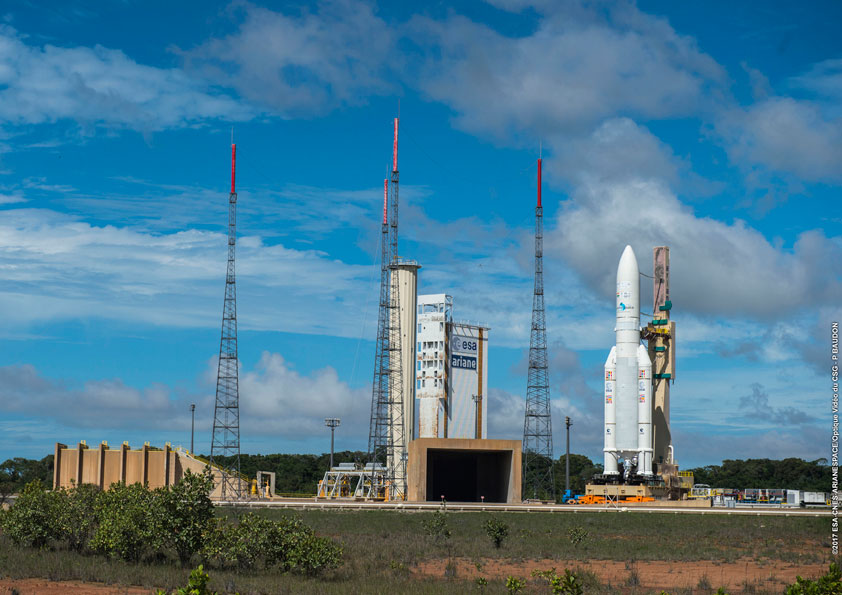 Ariane 5, 80esimo volo consecutivo di successo. 3 lanci in meno di due mesi: in orbita due satelliti