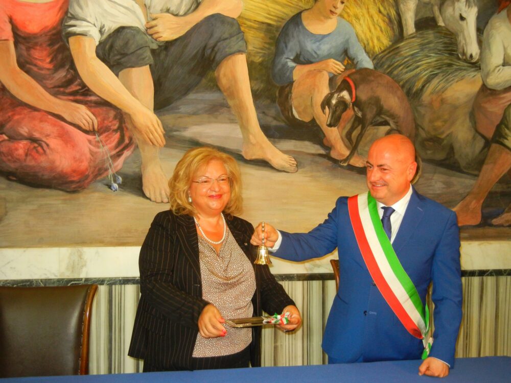 Frosinone, Tajani testimone alla cerimonia dell'Ottaviani Bis