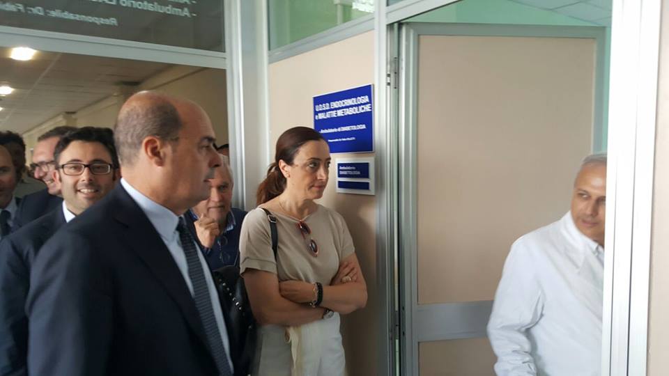 Zingaretti visita l'ospedale di Frosinone e dichiara di voler tornare a investire sulla sanità ciociara