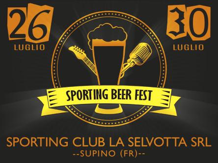 Supino, Sporting Beer Fest 2017: il programma della festa dal 26 al 30 luglio