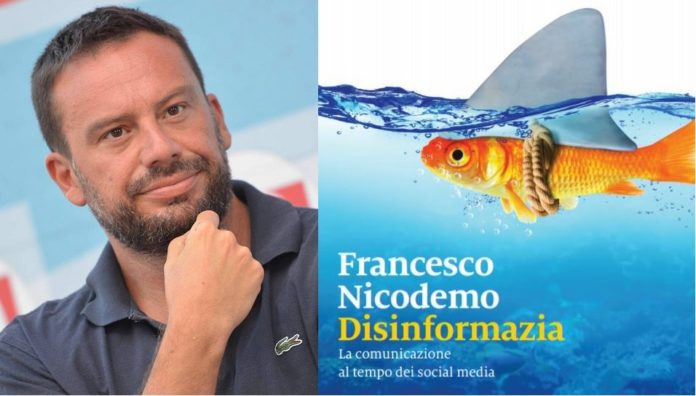 Disinformazia, presentato il 6 luglio il nuovo libro di Francesco Nicodemo a Veroli