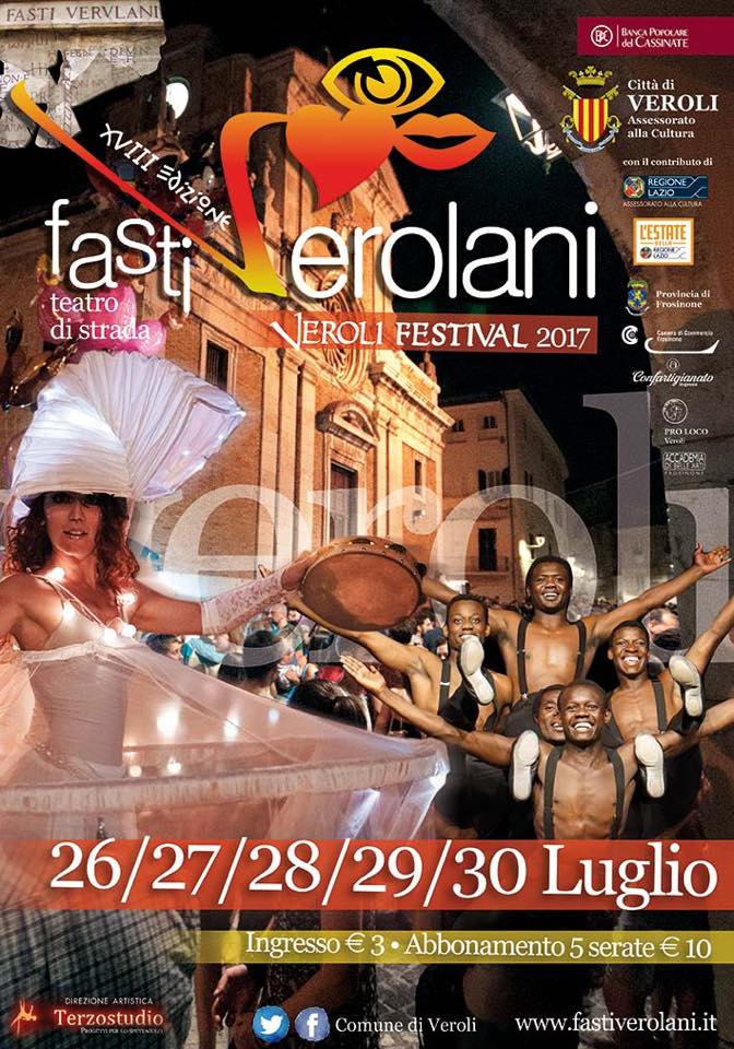 Veroli. Tutto pronto per la 18°esima edizione dei "Fasti Verolani" dal 26 al 30 luglio 2017. Il programma e le informazioni utili