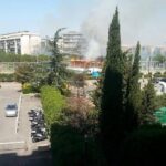 romanina incendio