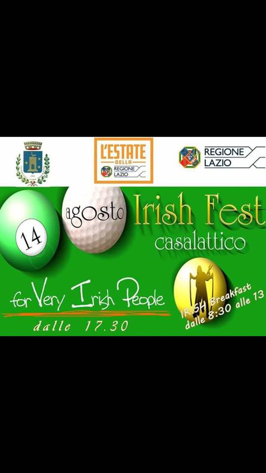 Casalettico, Irish Fest 2017: tutto pronto per la nuova edizione della tradizionale festa italo-irlandese