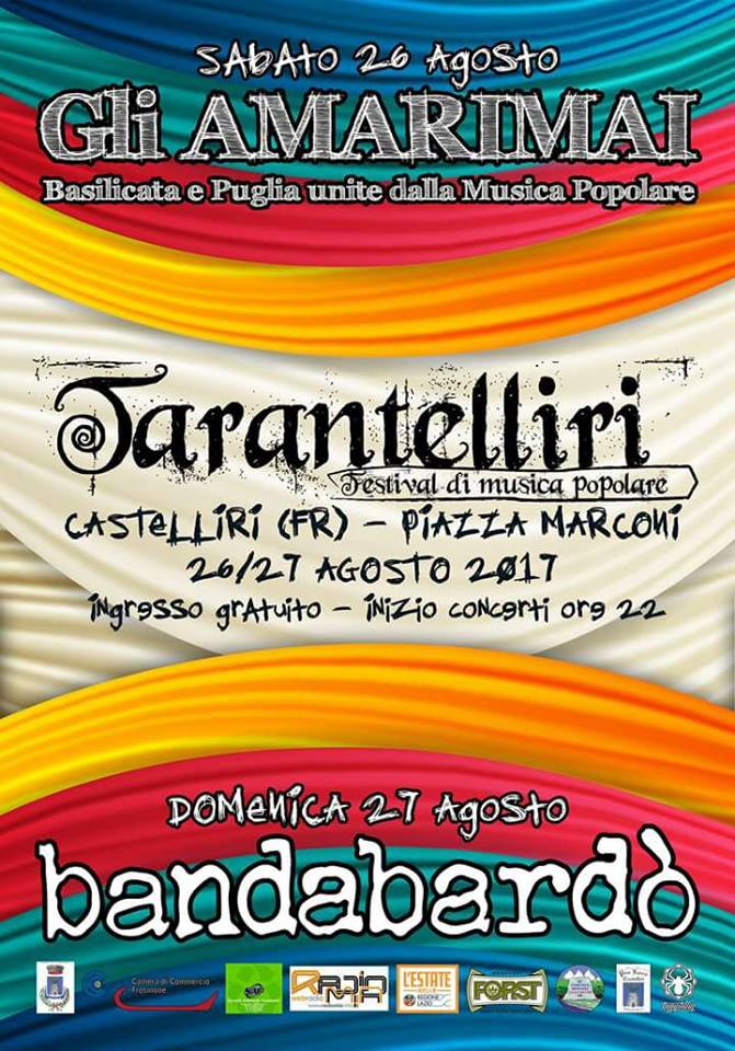 Castelliri (FR): Tutto pronto per l’edizione 2017 del popolare festival “Tarantelliri”