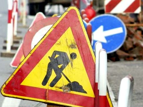 trastevere lavori sulla sede tranviaria