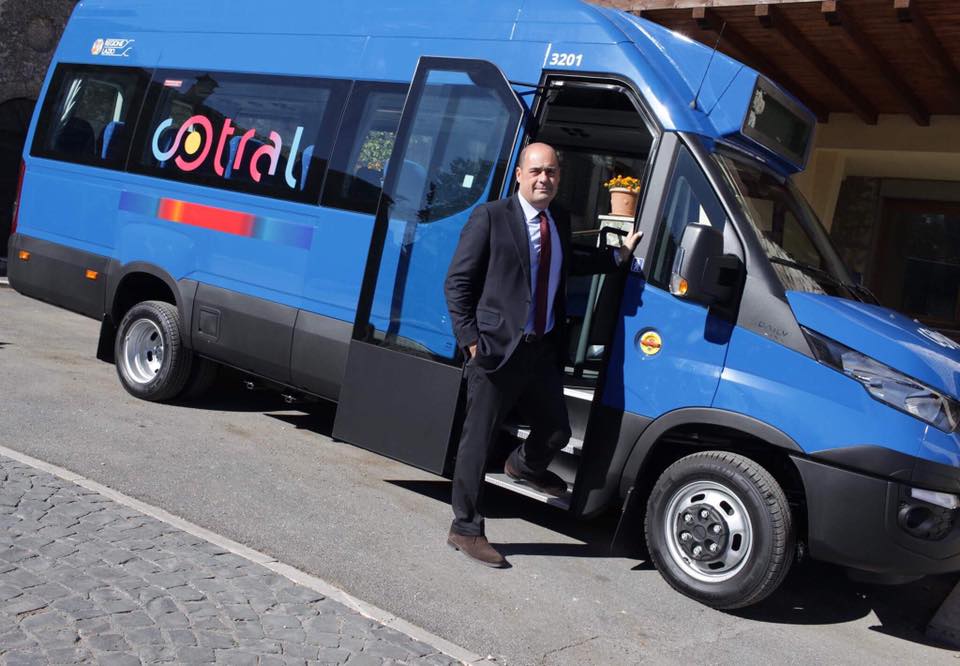 zingaretti, regione lazio: arrivati i nuovi minibus cotral