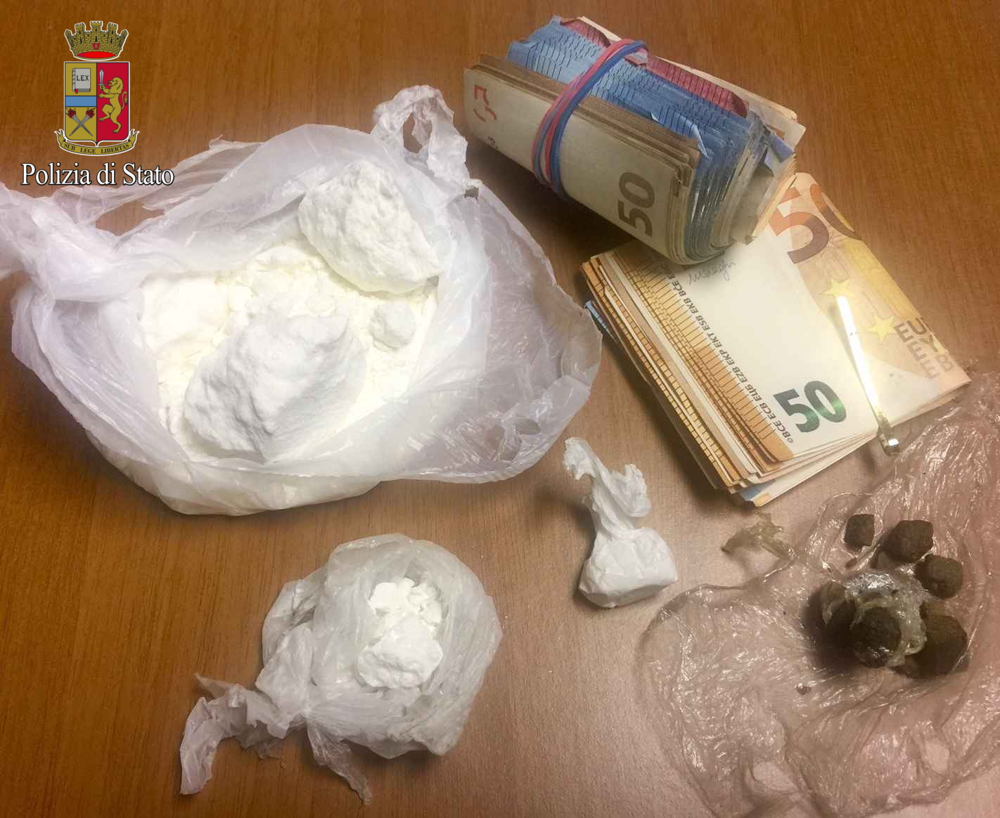 Val Melaina, cocaina in macelleria: macellaio arrestato dalla Polizia