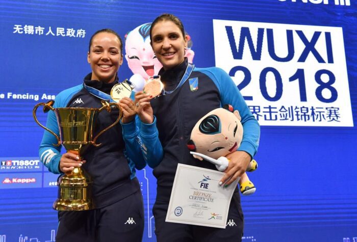 Frascati Scherma, Alice Volpi campionessa del mondo e Arianna Errigo medaglia di bronzo