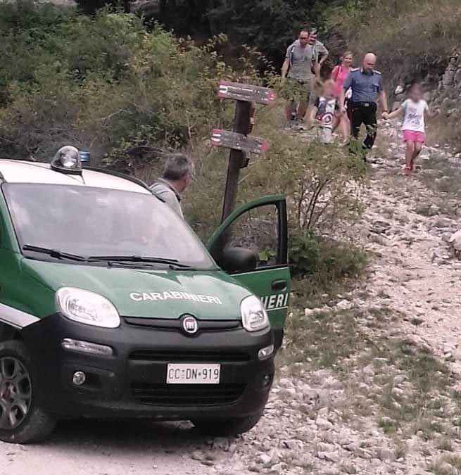 Famiglia smarrita a Monte Livata: salvati dai carabinieri forestali di Subiaco e Arcinazzo Romano
