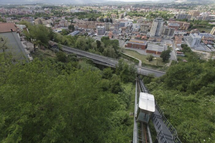 Frosinone, nuovi orari per l'ascensore inclinato fino al 31 agosto 2018