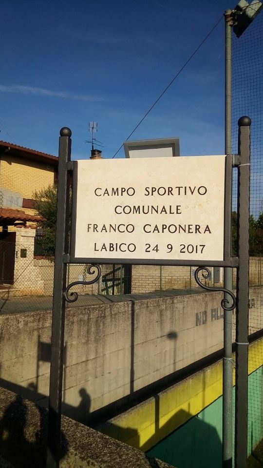 Labico, campo sportivo Franco Caponera: posticipato l'innesto dell'erba sintetica