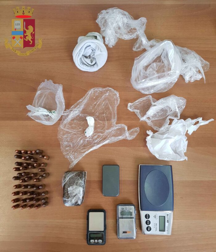 San Basilio, servizi antidroga della Polizia: un arresto