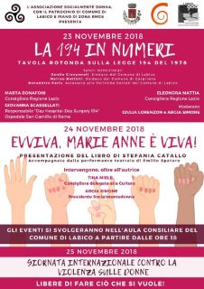 Evento a Labico giornata contro la violenza sulle donne