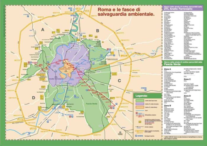 Roma, domenica ecologia: il 18 novembre stop alle auto nella fascia verde