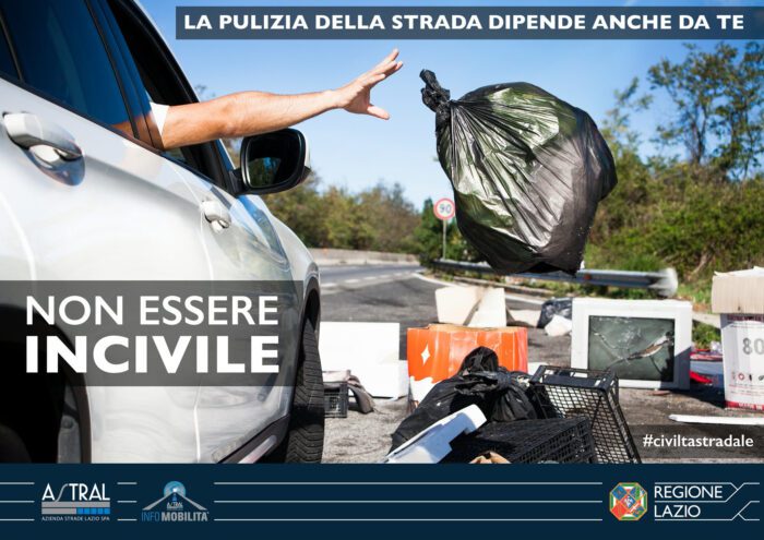 Campagna di sensibilizzazione contro l'abbandono dei rifiuti in strada di Astral