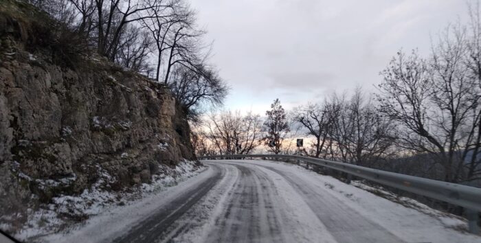 Monti Lepini, nevicate oltre gli 800: ecco le zone interessate