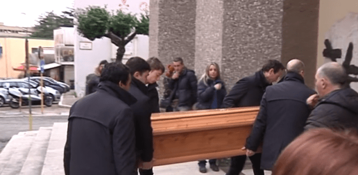 Colleferro, funerali Alberto Giannetti