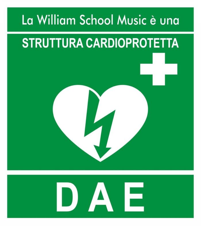 Torre Maura, la scuola di musica William School Music si dota di un defibrillatore a disposizione degli allievi